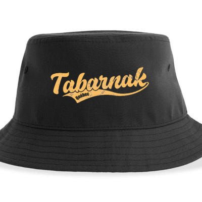 Tabarnak Quebec French Canadian Canada Profanity Sacre Cuss Sustainable Bucket Hat