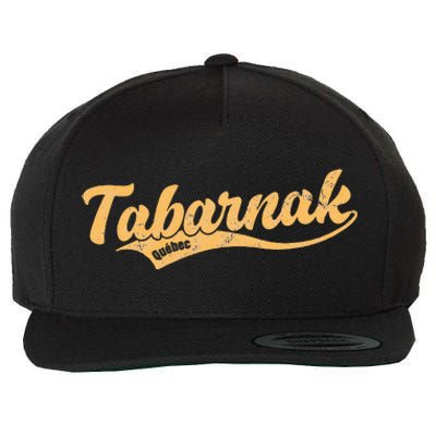 Tabarnak Quebec French Canadian Canada Profanity Sacre Cuss Wool Snapback Cap