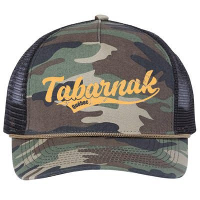 Tabarnak Quebec French Canadian Canada Profanity Sacre Cuss Retro Rope Trucker Hat Cap