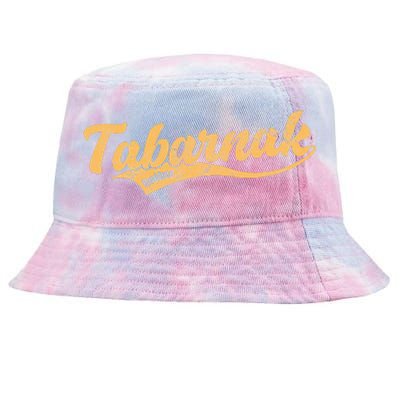 Tabarnak Quebec French Canadian Canada Profanity Sacre Cuss Tie-Dyed Bucket Hat