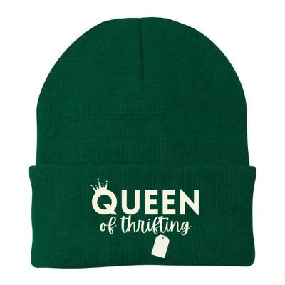 Thrifting Queen Garage Sale Picker Gift Thrift Shopper Knit Cap Winter Beanie