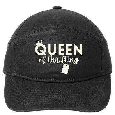 Thrifting Queen Garage Sale Picker Gift Thrift Shopper 7-Panel Snapback Hat