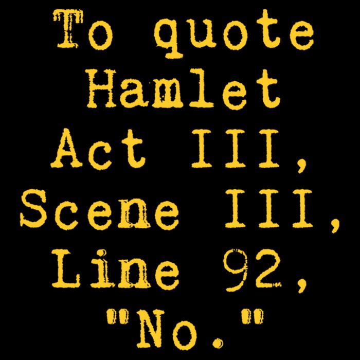 To Quote Hamlet Act Iii Scene Iii Line 92 No Funny Literary Gift Cooling Performance Crew T-Shirt
