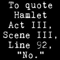 To Quote Hamlet Funny Literary Funny Reading 7-Panel Snapback Hat