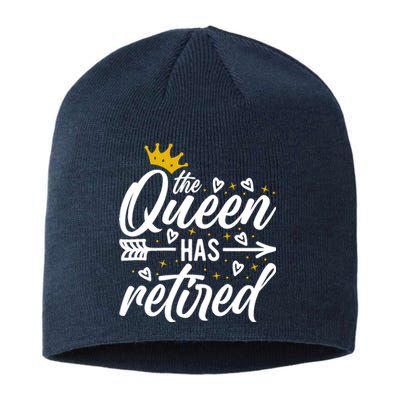 The Queen Has Retired Retirement For Mom Retiring Mom Sustainable Beanie