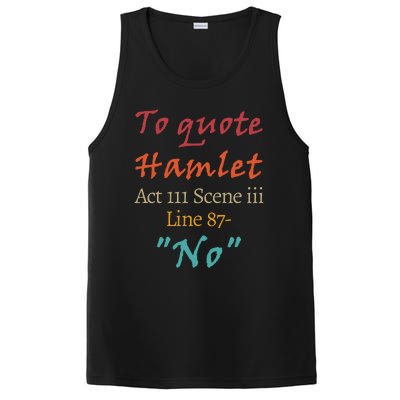 To Quote Hamlet, Act III Scene Iii Line 87 'No' PosiCharge Competitor Tank