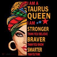 Taurus Queen I Am Stronger Birthday Gift For Taurus Zodiac Premium T-Shirt