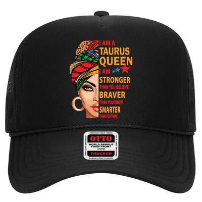 Taurus Queen I Am Stronger Birthday Gift For Taurus Zodiac Trucker Hat