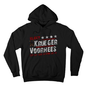 The Quote “Kruegervoorhees 2024 Let Us Take A Stab At It” Hoodie