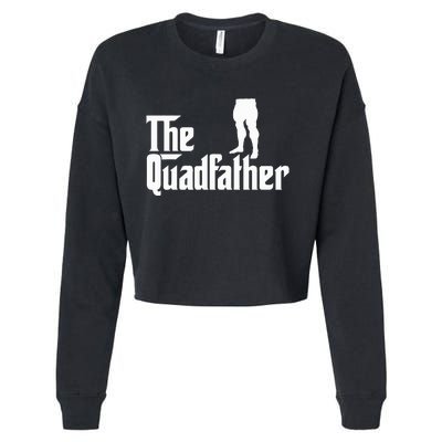 The Quadfather Leg Day Gym Motivation Pump Cover To Gains Cropped Pullover Crew