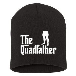 The Quadfather Leg Day Gym Motivation Pump Cover To Gains Short Acrylic Beanie