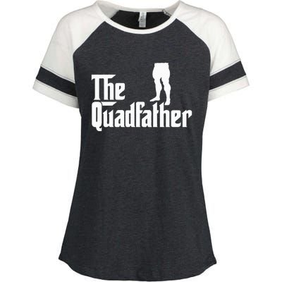 The Quadfather Leg Day Gym Motivation Pump Cover To Gains Enza Ladies Jersey Colorblock Tee