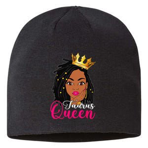 Taurus Queen Loc'd Hair Zodiac Birthday Black Wo Sustainable Beanie