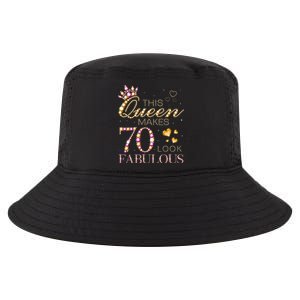 This Queen Makes 70 Look Fabulous 70th Birthday Queen B Day Cool Comfort Performance Bucket Hat