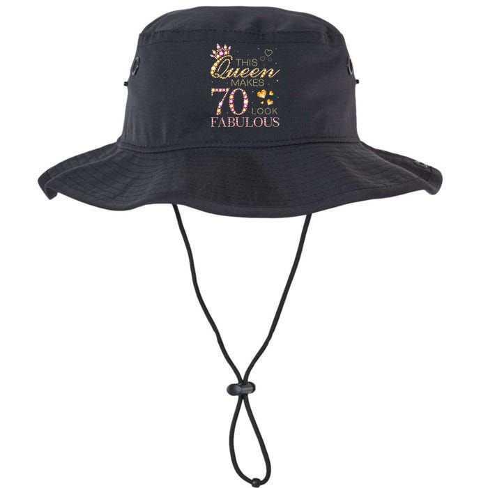 This Queen Makes 70 Look Fabulous 70th Birthday Queen B Day Legacy Cool Fit Booney Bucket Hat