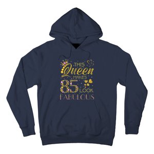 This Queen Makes 85 Look Fabulous 85Th Birthday Present Ladies Wo Hoodie