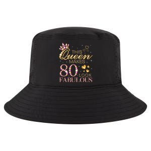 This Queen Makes 80 Look Fabulous 80th Birthday Queen B-day Cool Comfort Performance Bucket Hat