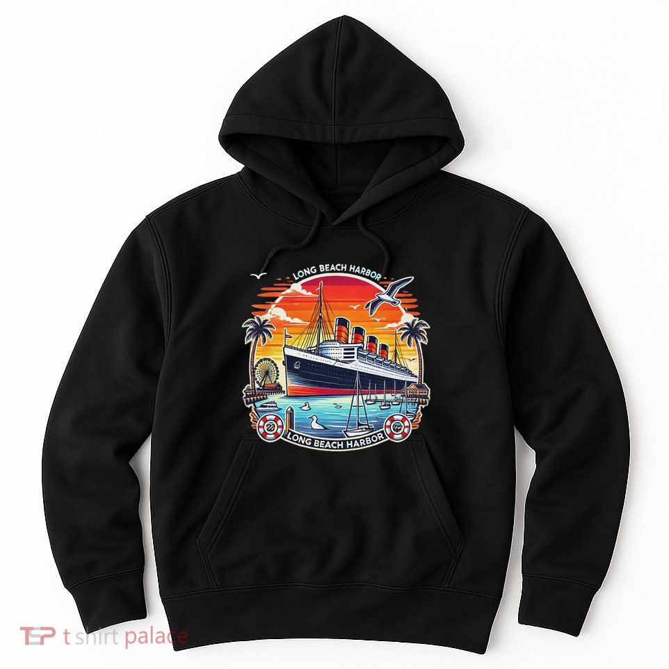 The Queen Mary Long Beach Historic Ocean Liner Hoodie