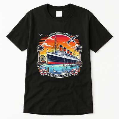 The Queen Mary Long Beach Historic Ocean Liner Tall T-Shirt