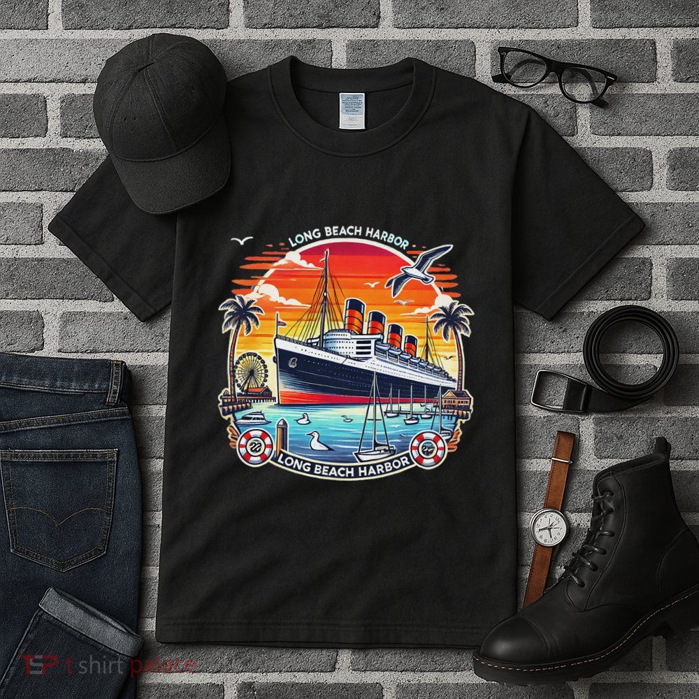The Queen Mary Long Beach Historic Ocean Liner Tall T-Shirt