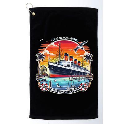 The Queen Mary Long Beach Historic Ocean Liner Golf Towel