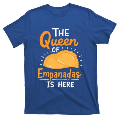 The Queen Of Empanadas Is Here Funny For Lover Food Gift T-Shirt