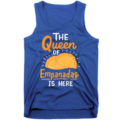 The Queen Of Empanadas Is Here Funny For Lover Food Gift Tank Top