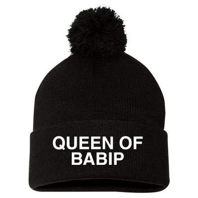 Taylormcgregor Queen Of Babip Pom Pom 12in Knit Beanie