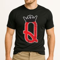 The Queen | Playing Card Poker Cooling Performance Crew T-Shirt