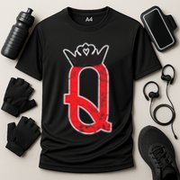 The Queen | Playing Card Poker Cooling Performance Crew T-Shirt