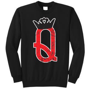 The Queen | Playing Card Poker Sweatshirt