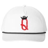 The Queen | Playing Card Poker Snapback Five-Panel Rope Hat