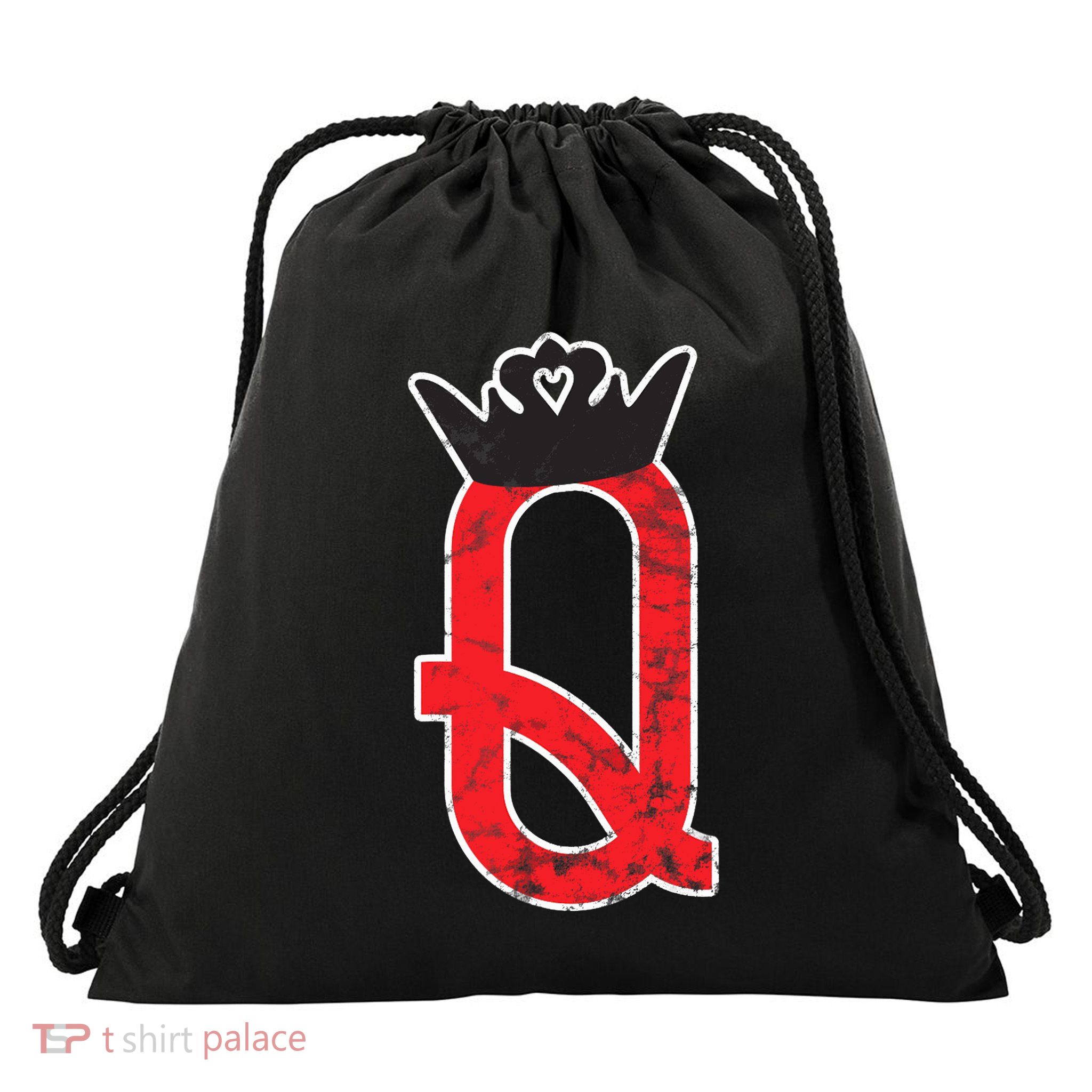 The Queen | Playing Card Poker Drawstring Bag
