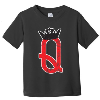 The Queen | Playing Card Poker Toddler T-Shirt