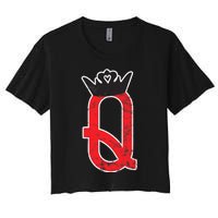 The Queen | Playing Card Poker Women's Crop Top Tee