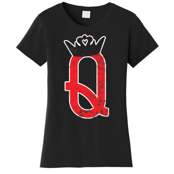 The Queen | Playing Card Poker Women's T-Shirt