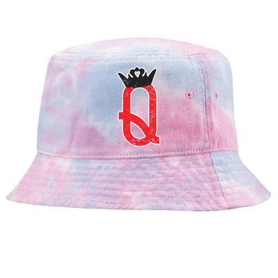 The Queen | Playing Card Poker Tie-Dyed Bucket Hat