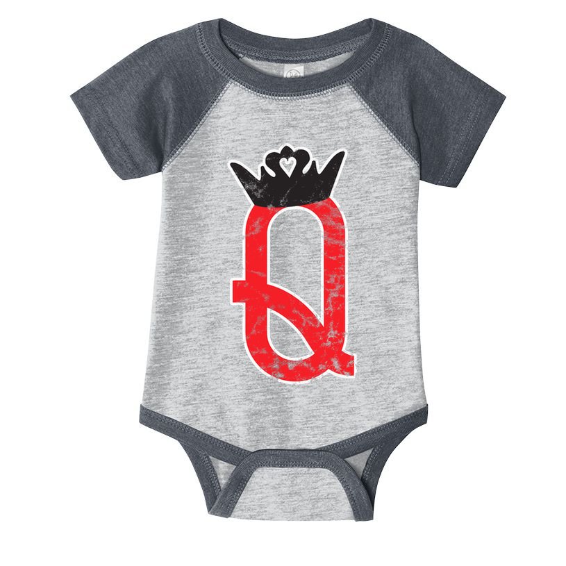 The Queen | Playing Card Poker Infant Baby Jersey Bodysuit