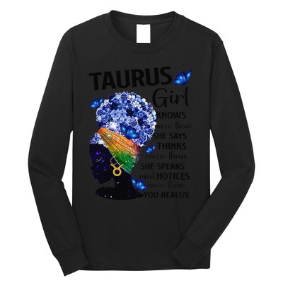 Taurus Queen Sweet As Candy Birthday Gift For Black Wo Long Sleeve Shirt