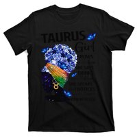 Taurus Queen Sweet As Candy Birthday Gift For Black Wo T-Shirt