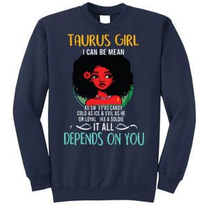 Taurus Queen Sweet As Candy Birthday Gift For Black Women Sweatshirt