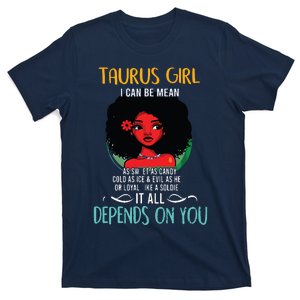 Taurus Queen Sweet As Candy Birthday Gift For Black Women T-Shirt