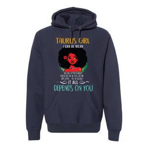 Taurus Queen Sweet As Candy Birthday Gift For Black Women Premium Hoodie