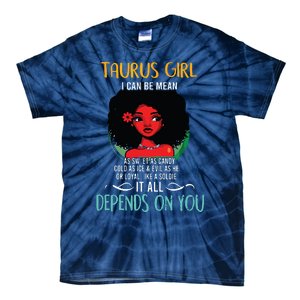 Taurus Queen Sweet As Candy Birthday Gift For Black Women Tie-Dye T-Shirt