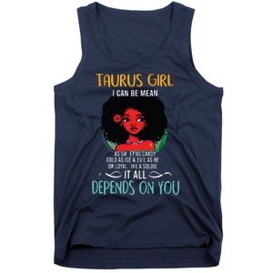 Taurus Queen Sweet As Candy Birthday Gift For Black Women Tank Top