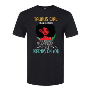 Taurus Queen Sweet As Candy Birthday Gift For Black Women Softstyle CVC T-Shirt