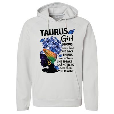 Taurus Queen Sweet As Candy Birthday Gift For Black Women Performance Fleece Hoodie