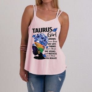 Taurus Queen Sweet As Candy Birthday Gift For Black Women Women's Strappy Tank