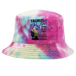 Taurus Queen Sweet As Candy Birthday Gift For Black Women Tie-Dyed Bucket Hat