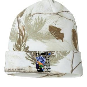 Taurus Queen Sweet As Candy Birthday Gift For Black Women Kati Licensed 12" Camo Beanie